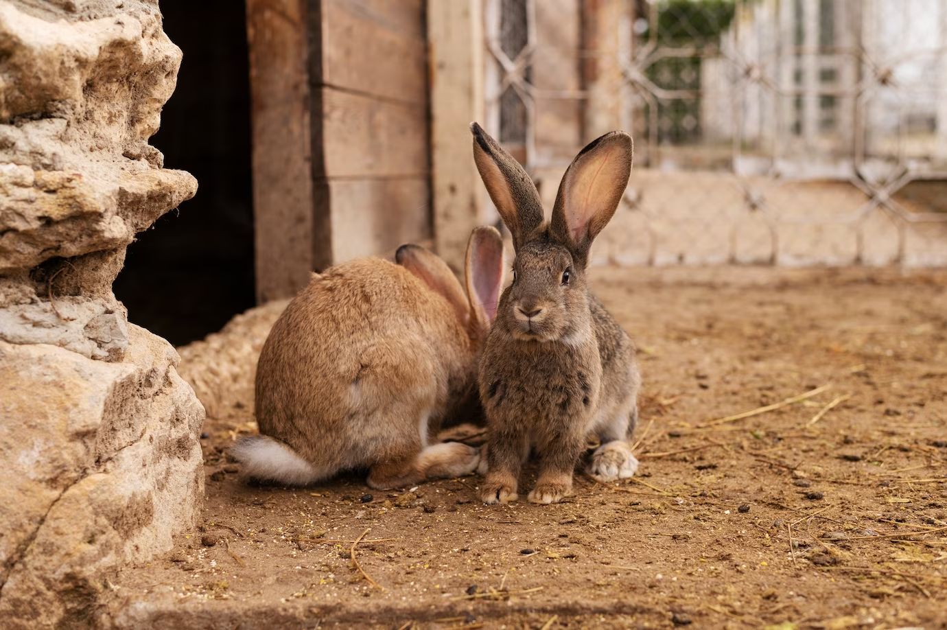  กระต่ายเป็นสัตว์สังคมชอบอาศัยอยู่เป็นฝูง